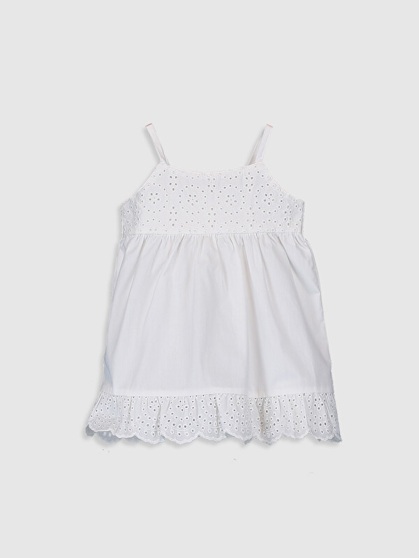 Kız Bebek Poplin Elbise - LC WAIKIKI