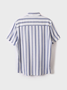Relaxed Fit Short Sleeve Striped Men's Shirt - LC WAIKIKI