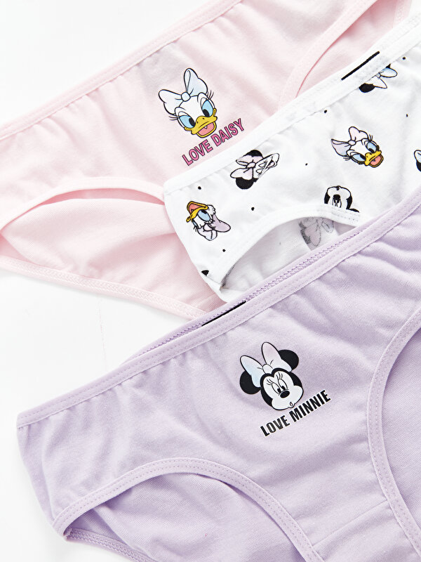 Bonds Disney Girls Bikini Minnie Mouse Briefs Size 8 4 Pack