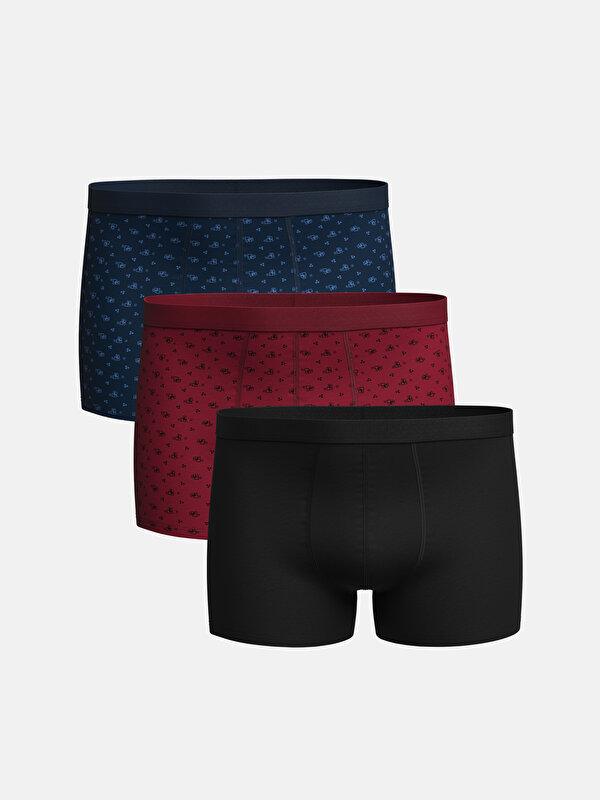 Standard Pattern Cotton Flexible Men's Boxer 2 Pack -S41815Z8-CVL -  S41815Z8-CVL - LC Waikiki