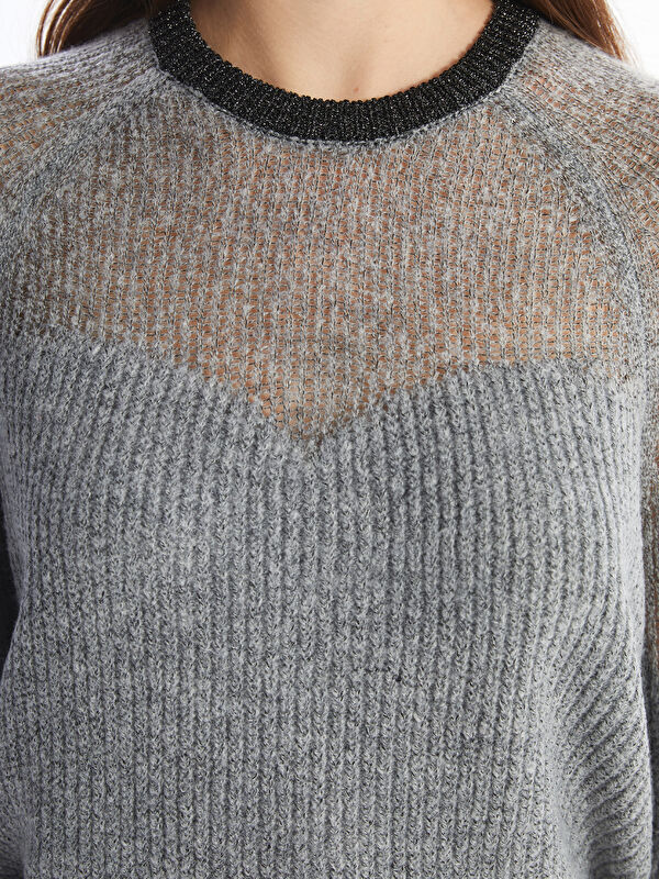 Line and dot heavenly sheer sweater outlet