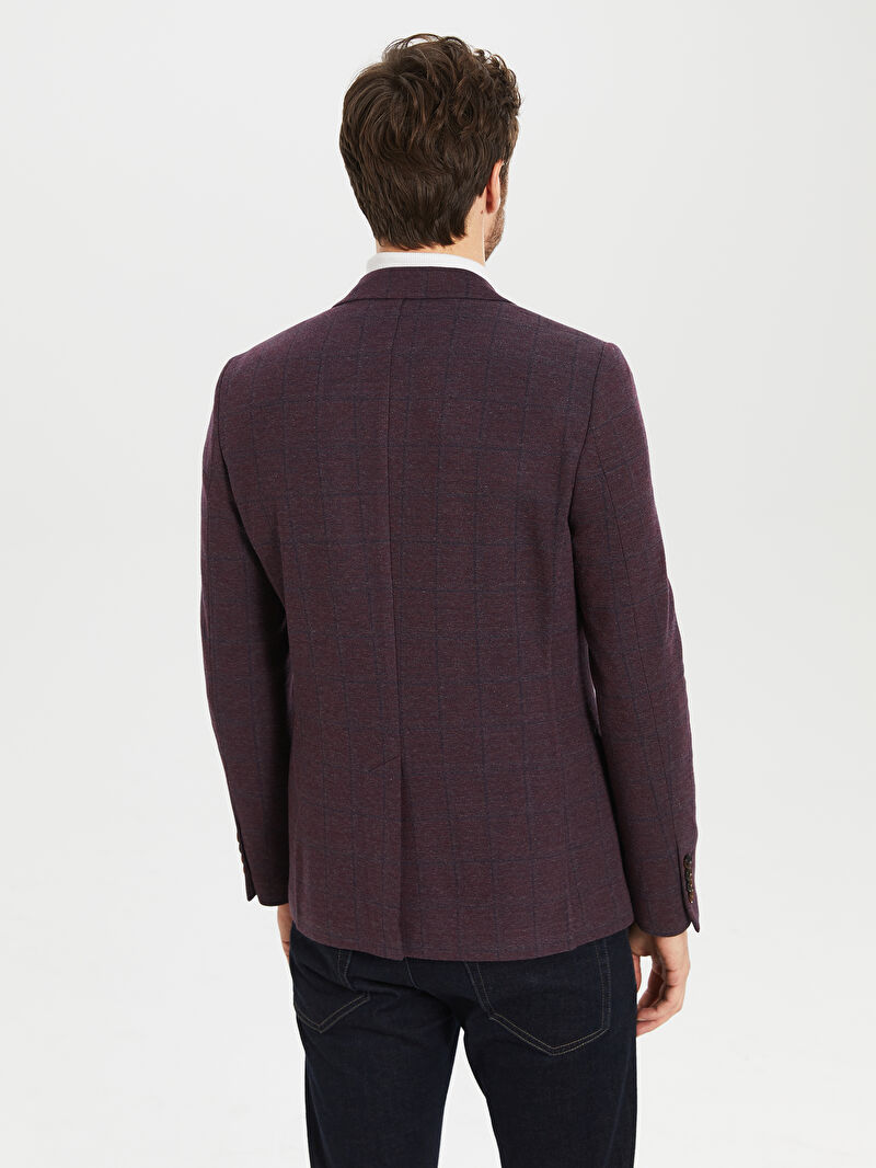mens maroon blazer jacket