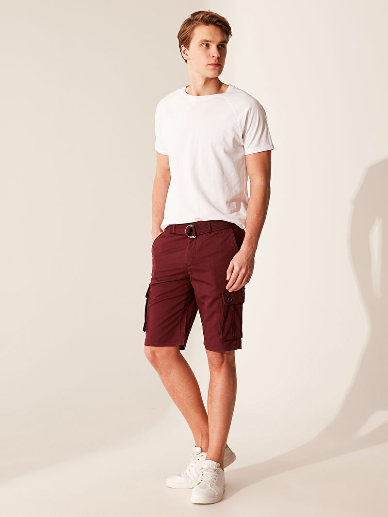 bordo regular fit kargo cepli gabardin sort lc waikiki