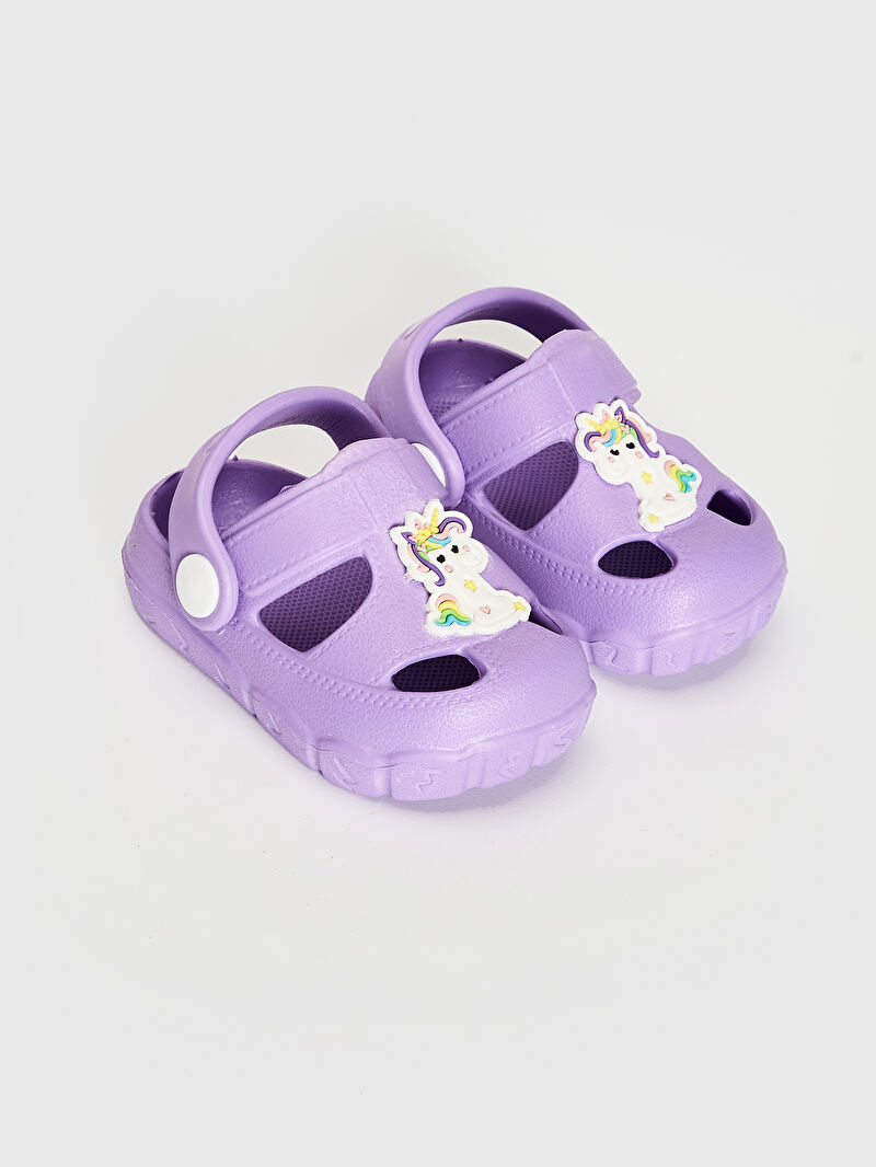 lila kiz bebek sandalet lc waikiki