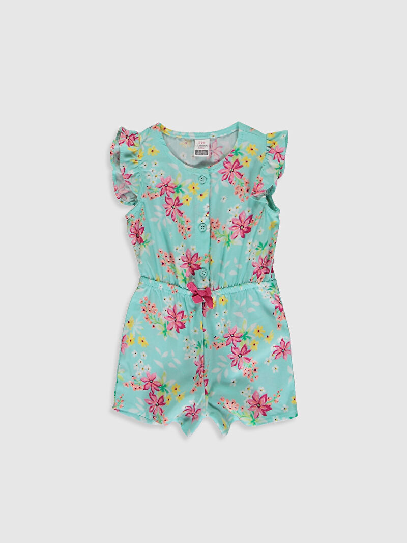 Mavi Kız Bebek Baskılı Tulum LC Waikiki