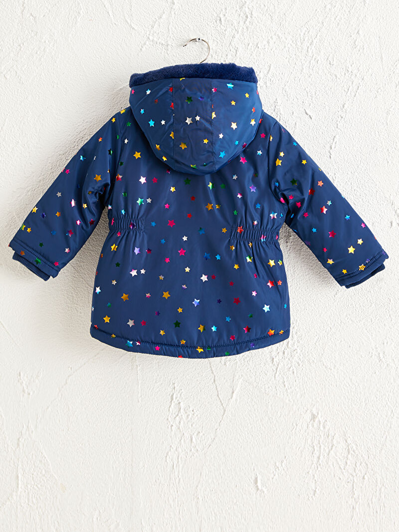 Lacivert Kız Bebek Mont LC Waikiki