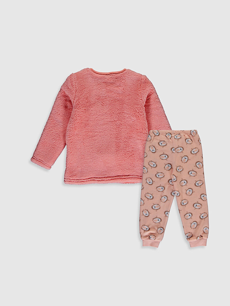 Mercan Kiz Cocuk Pelus Pijama Takimi Lc Waikiki