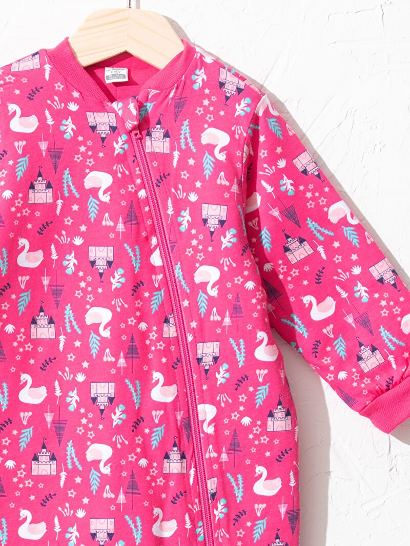 Pembe Kız Bebek Baskılı Uyku Tulumu LC Waikiki