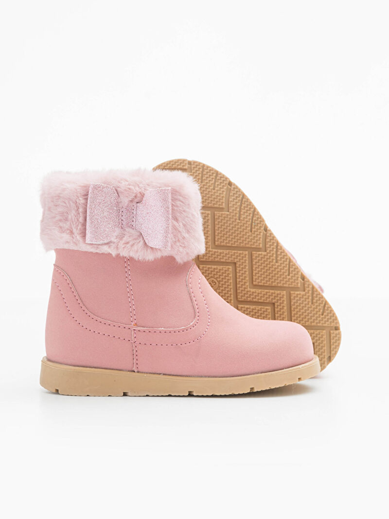 Pembe Kız Bebek Süet Görünümlü Bot LC Waikiki Pembe Kız Bebek Süet Görünümlü Bot LC Waikiki