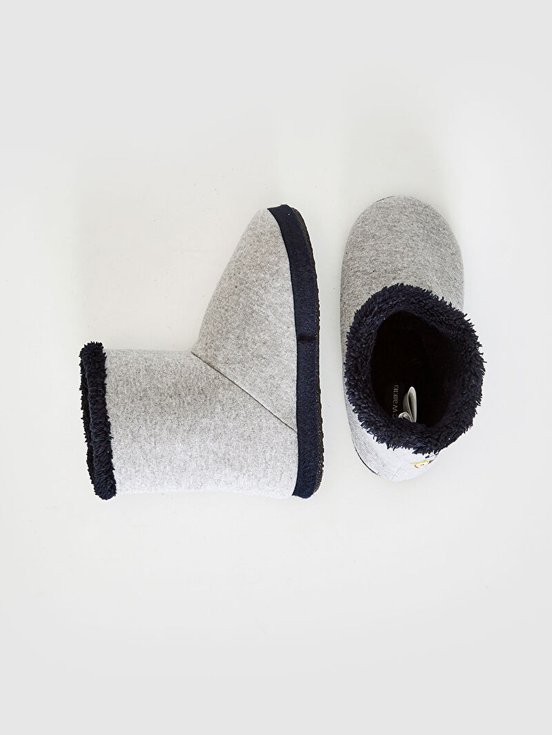 Gri Erkek Çocuk Kürk Astarlı Ev Botu LC Waikiki