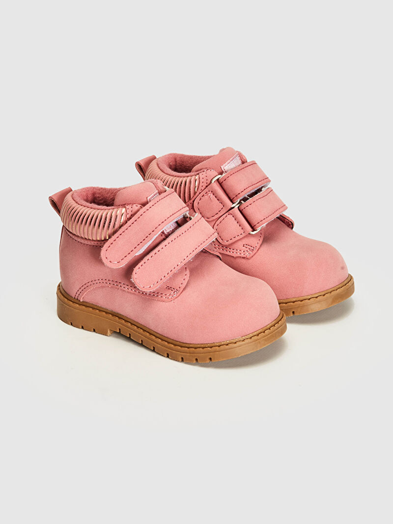 Pembe Kız Bebek Cırt Cırtlı Bot LC Waikiki Pembe Kız Bebek Cırt Cırtlı Bot LC Waikiki