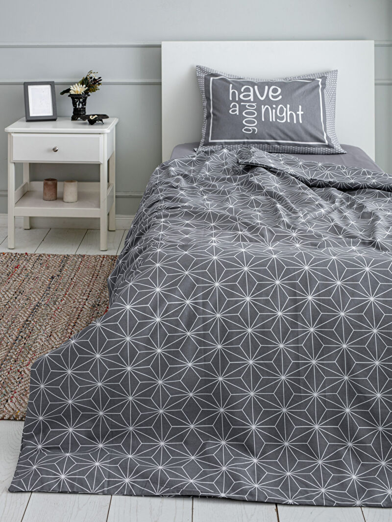 Gri Tek Kisilik Nevresim Takimi Lc Waikiki