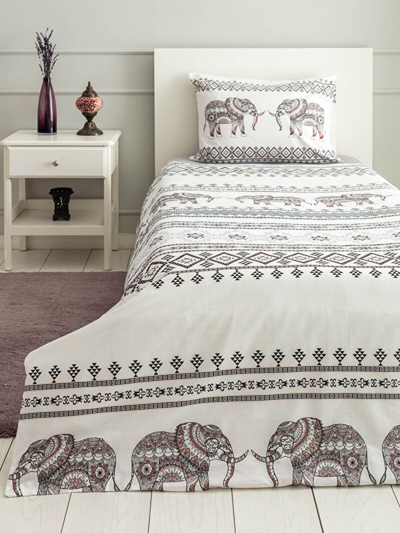 Siyah Tek Kişilik Nevresim Takımı LC Waikiki