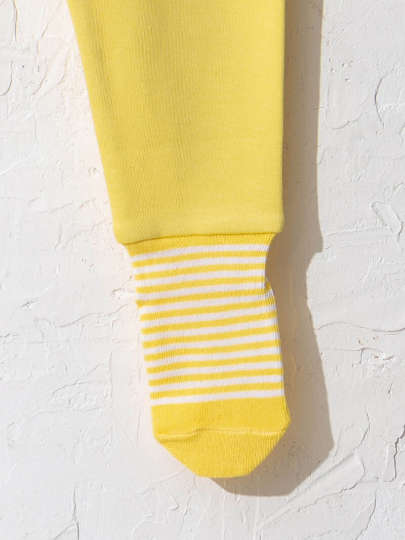 Gri Kız Bebek Çoraplı Pijama Alt 2�li LC Waikiki