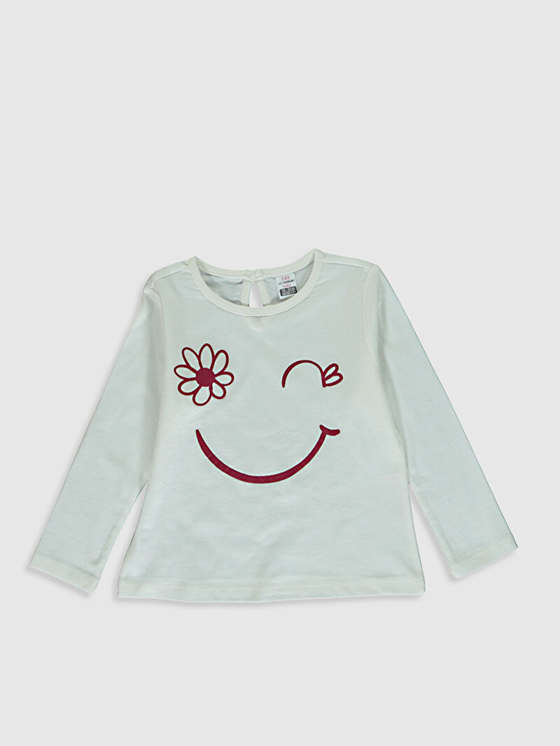 Pembe Kız Bebek Baskılı Tişört 2�li LC Waikiki