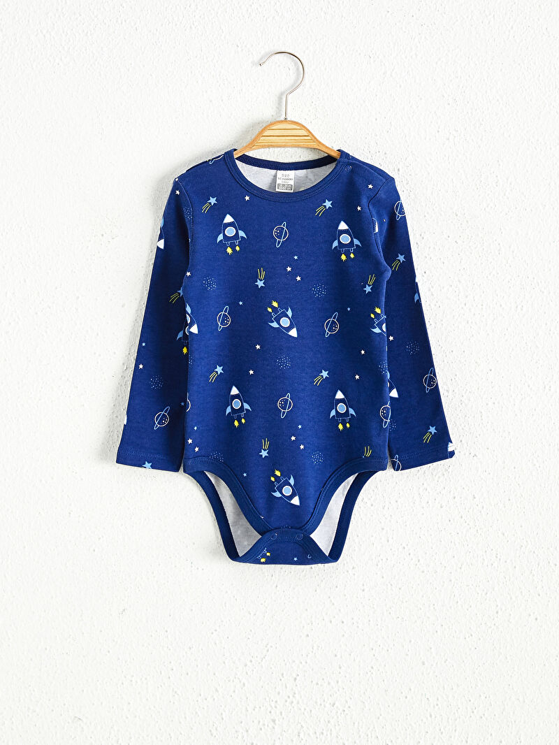 Mavi Erkek Bebek Baskılı Çıtçıtlı Body LC Waikiki