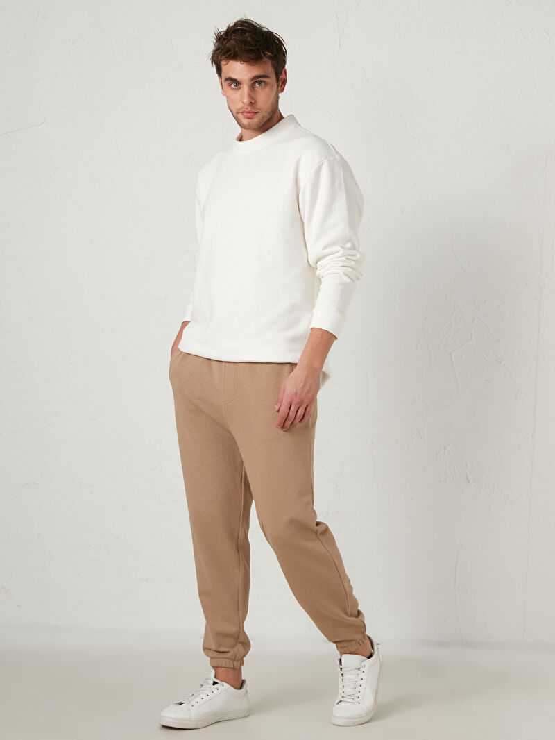 Bej Standart Kalip Jogger Esofman Alti Lc Waikiki