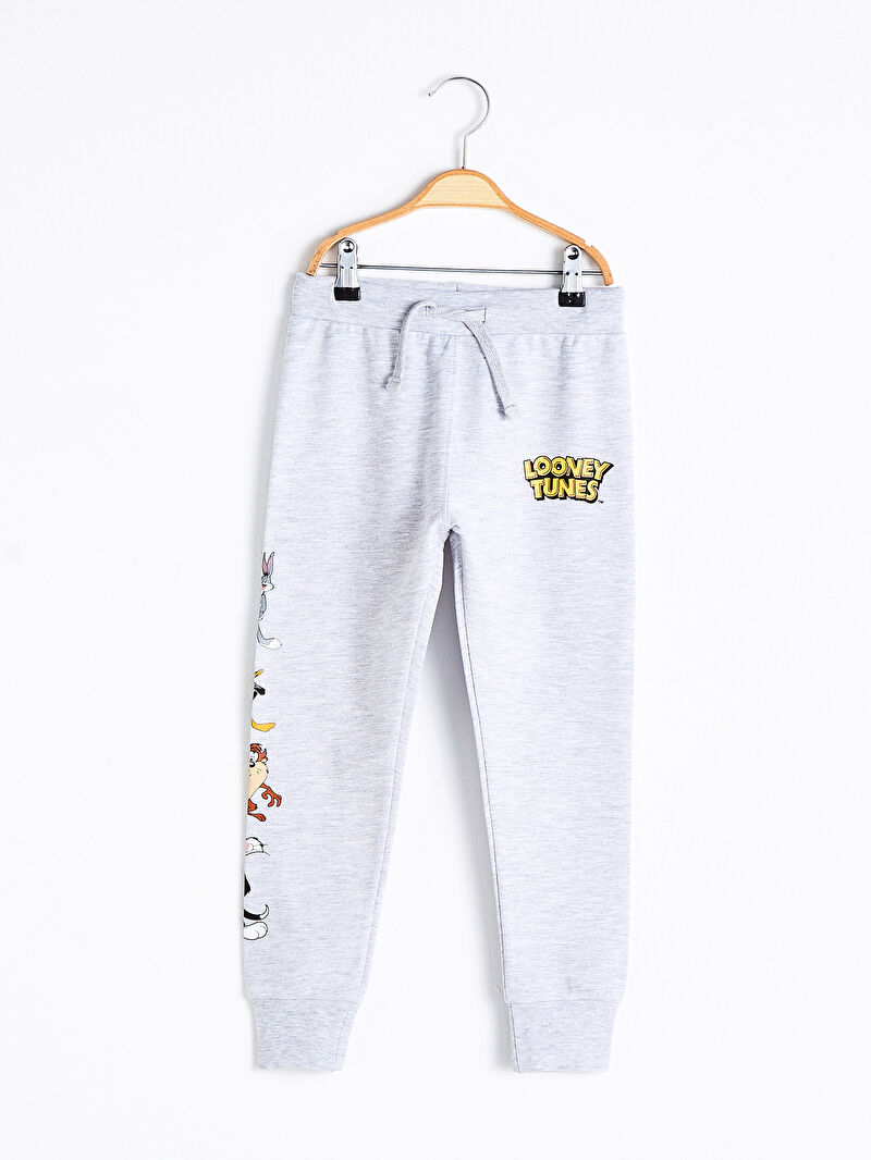Gri Erkek Cocuk Looney Tunes Baskili Jogger Esofman Alti Lc Waikiki