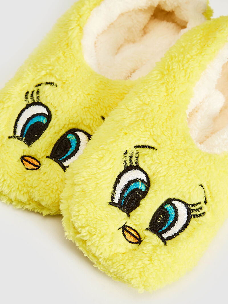 Sarı Kız Çocuk Tweety Ev Çorabı LC Waikiki