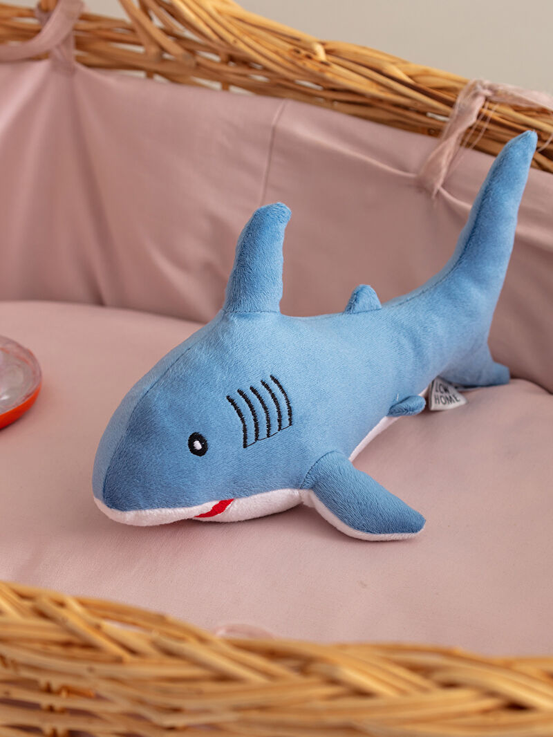 shark throw pillow