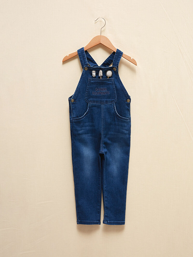 indigo lcw green erkek bebek jean salopet lc waikiki