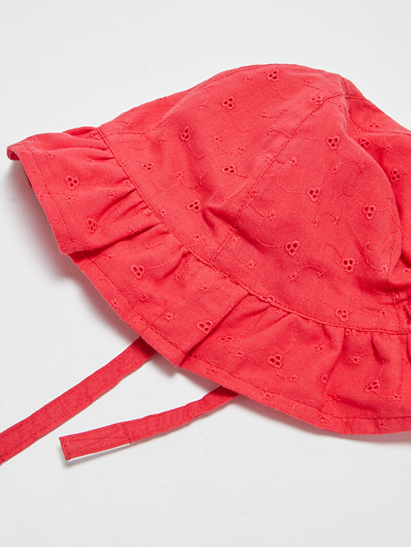 Pembe Basic Kız Bebek Kova Şapka LC Waikiki