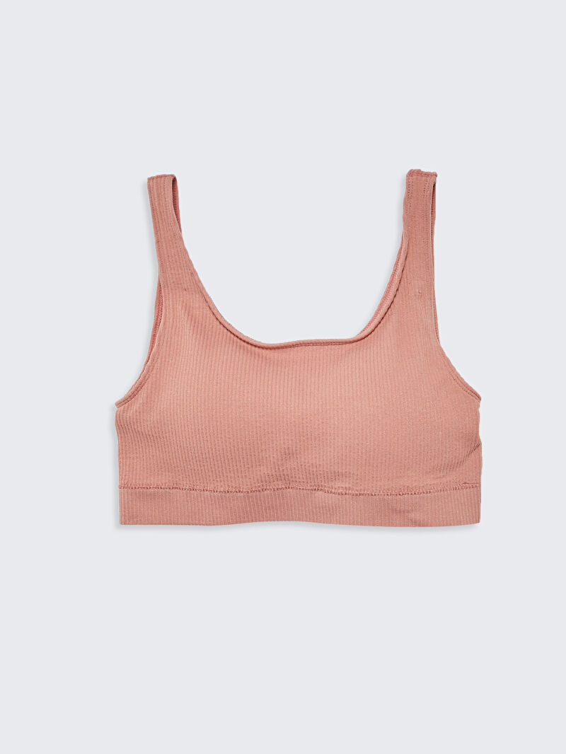 Pembe Balensiz Duz Kadin Dikissiz Sporcu Sutyeni Lc Waikiki
