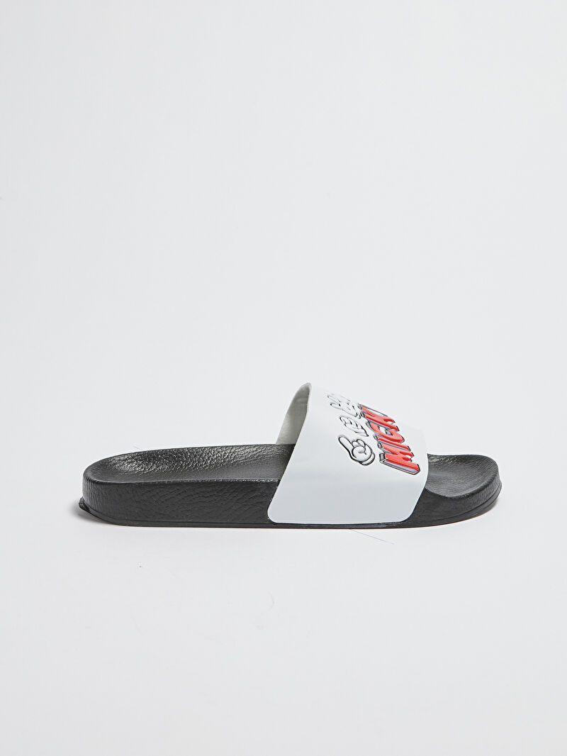 cok renkli mickey mouse lisansli kadin terlik lc waikiki