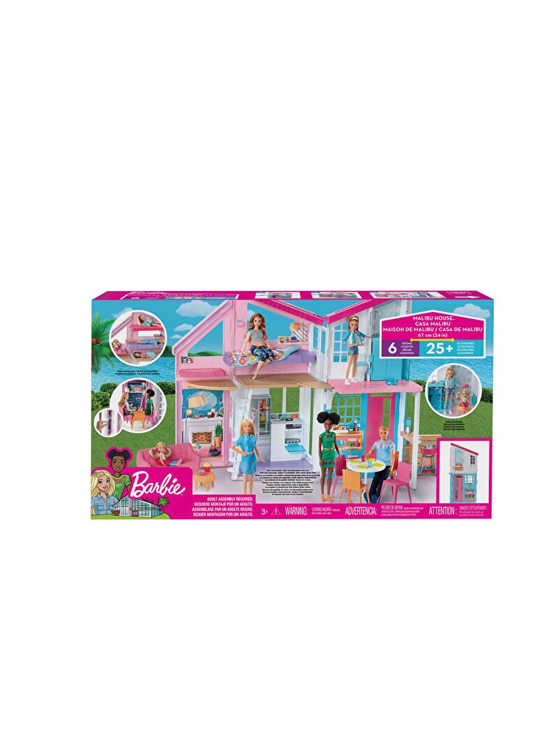 cok renkli barbie malibu oyuncak evi lc waikiki