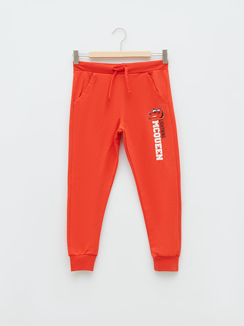 orange sweatpants and sweatshirts
