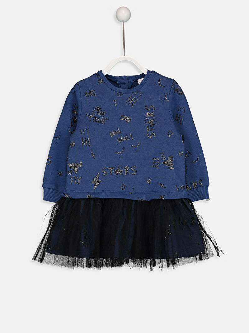 Mavi Mavi Kız Bebek Elbise LC Waikiki