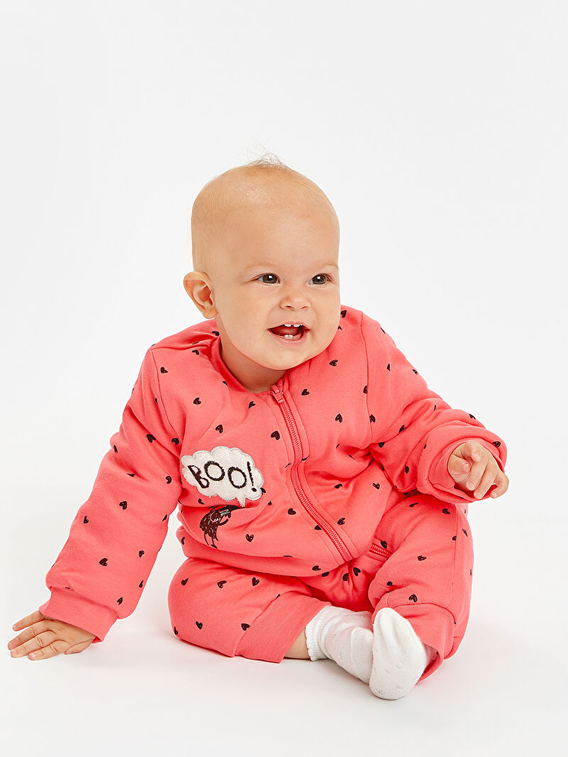 Mercan Kız Bebek Baskılı Uyku Tulumu LC Waikiki