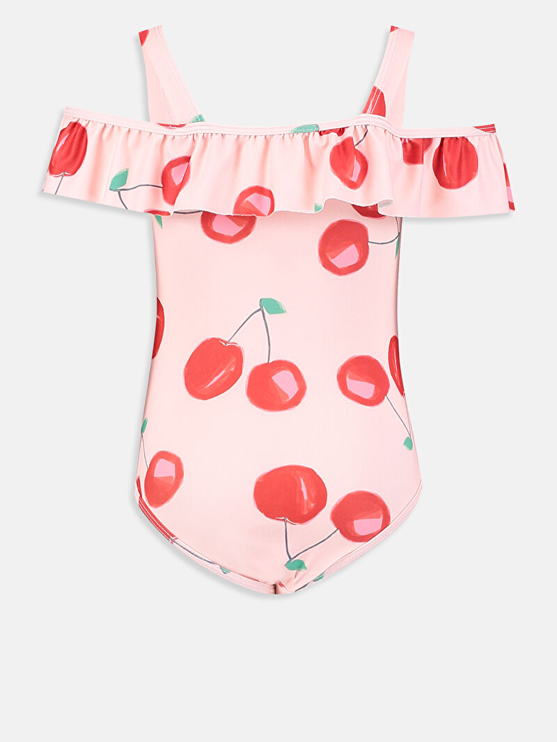 Pembe Kız Bebek Baskılı Mayo LC Waikiki Pembe Kız Bebek Baskılı Mayo LC Waikiki