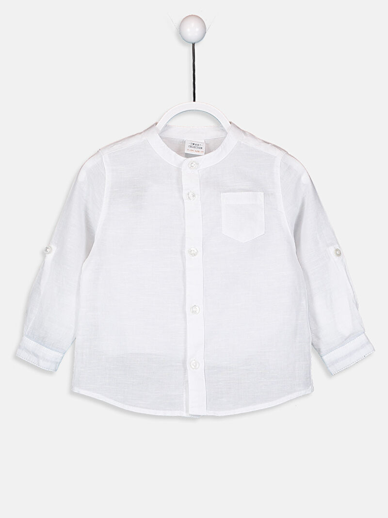 Beyaz Erkek Bebek Gömlek Ve Pantolon LC Waikiki