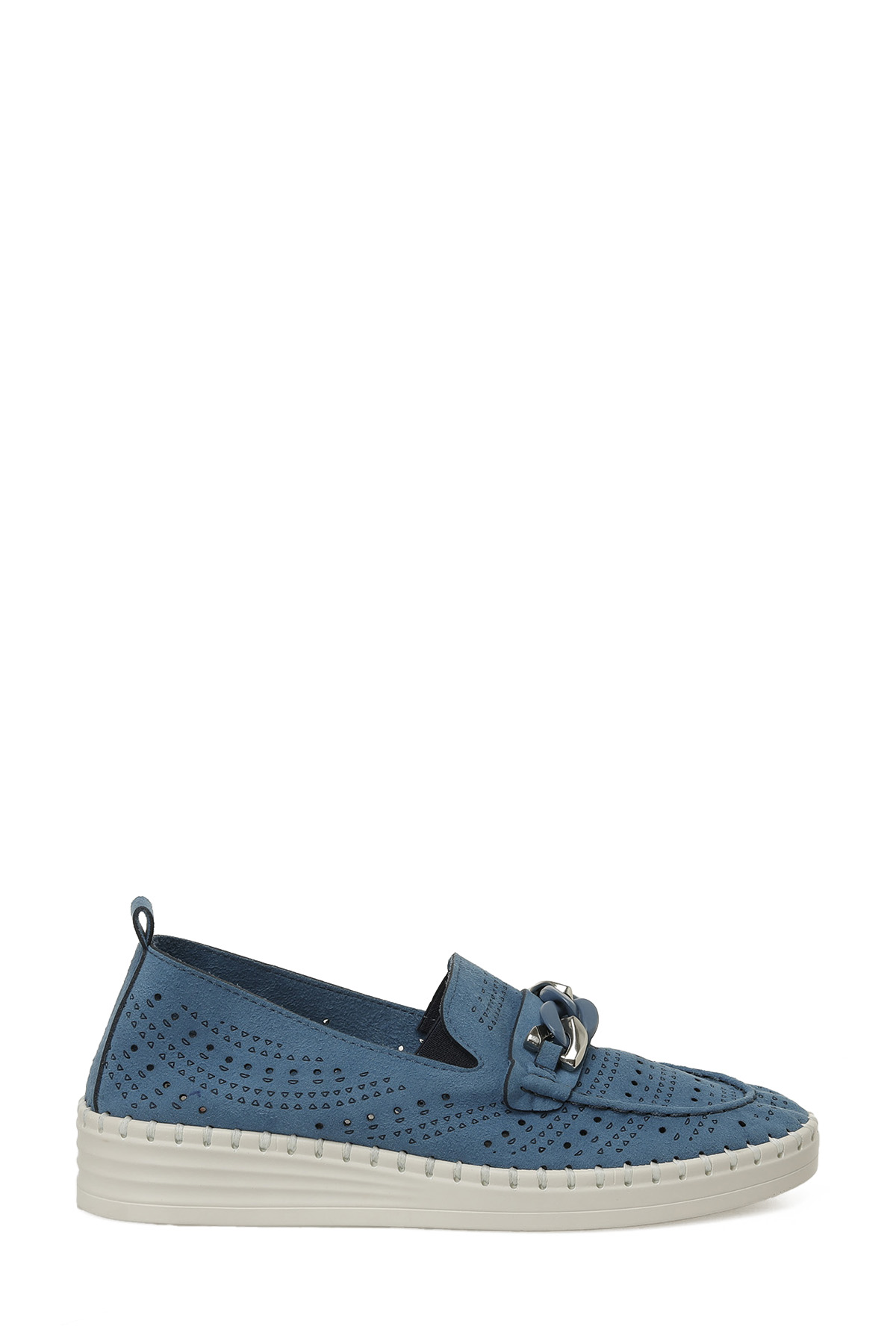 Polaris 166781.Z5FX Mavi Kadın Loafer