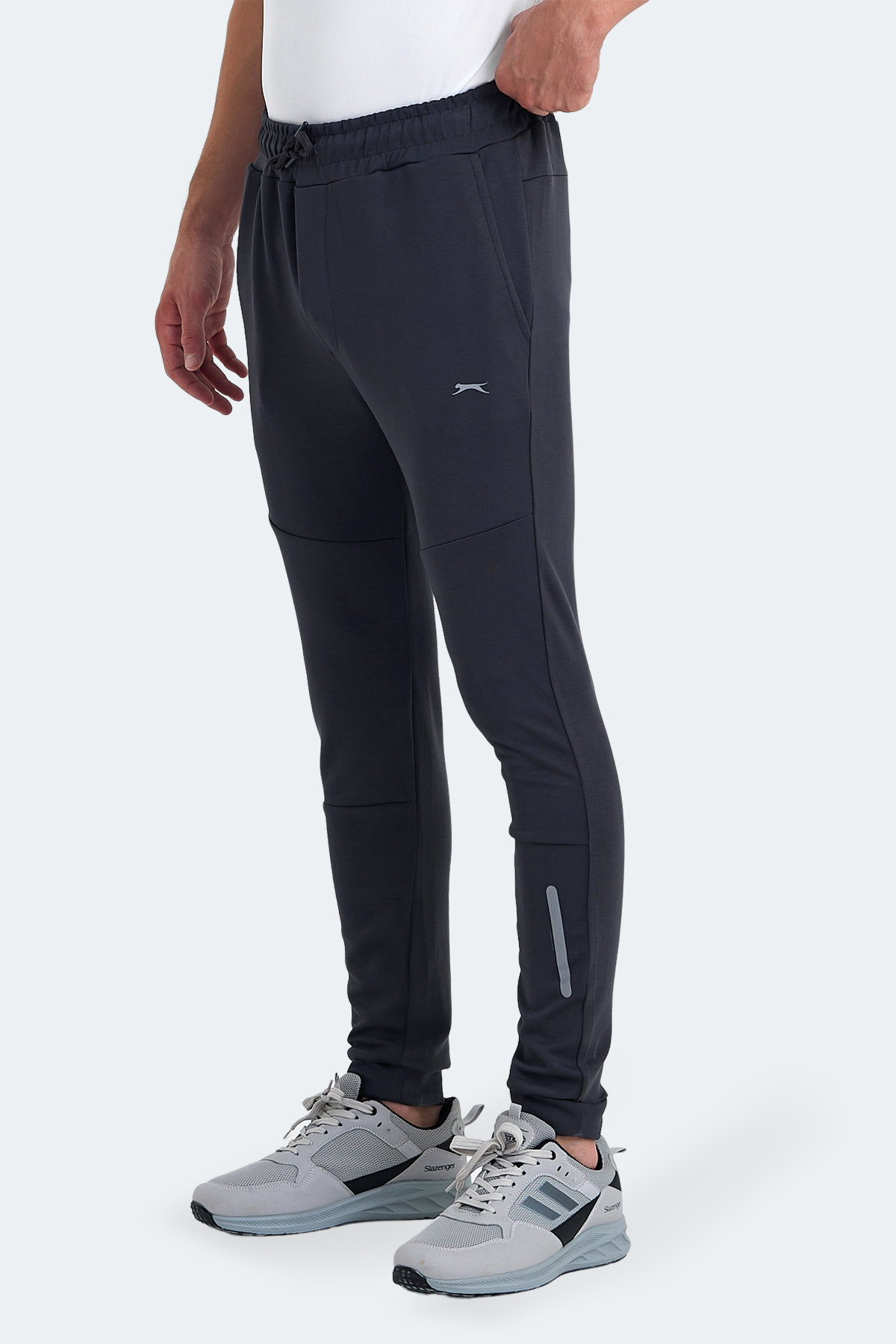 SLAZENGER KOX I Erkek Jogger Eşofman Altı Gri