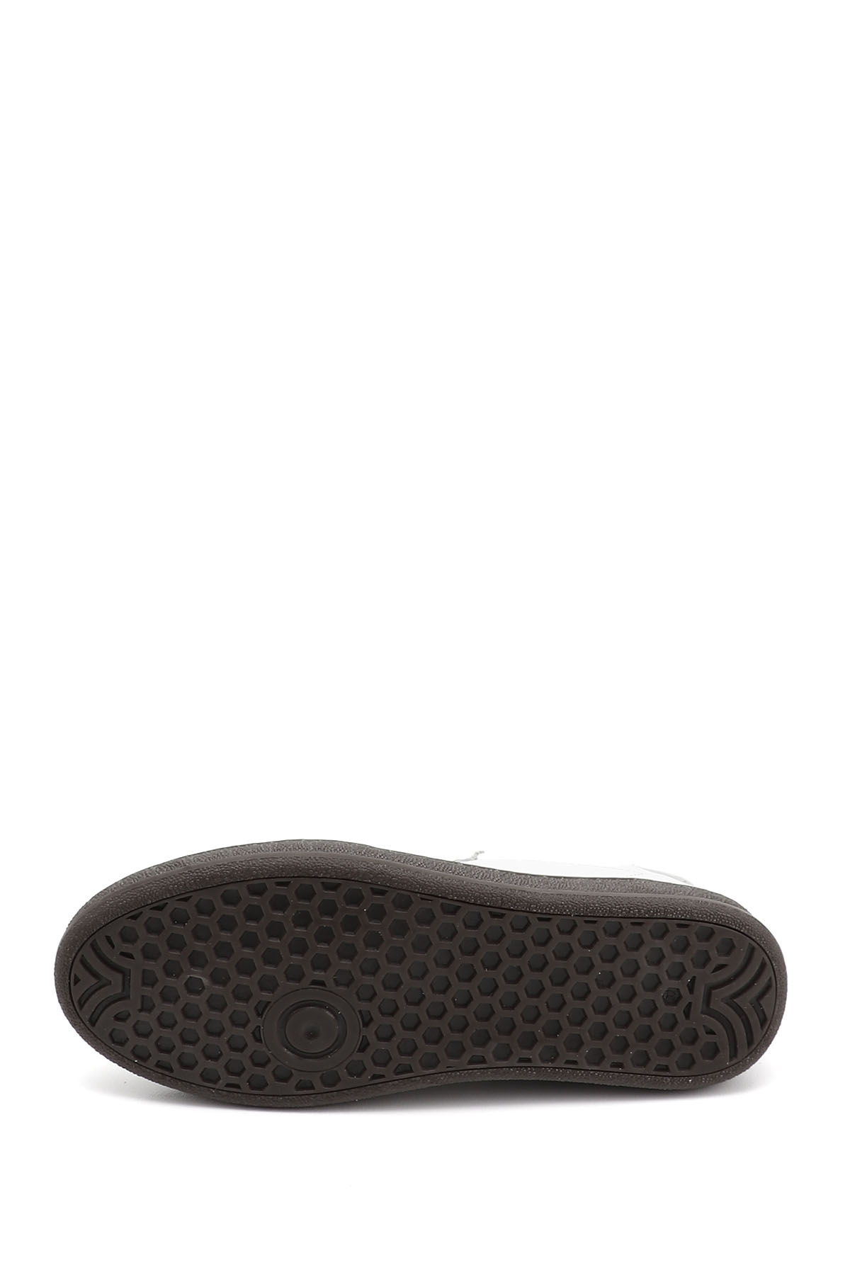 GÖNDERİ(R) Kadın BEYAZ-AÇIK GRİ Bağcıklı Hakiki Deri Sneaker görsel 4