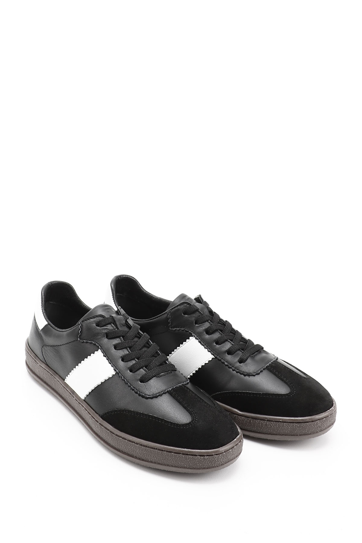 GÖNDERİ(R) Kadın SİYAH Bağcıklı Hakiki Deri Sneaker görsel 2