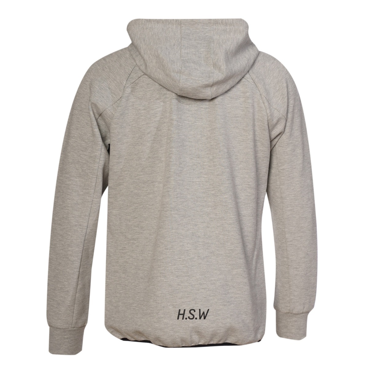 Hummel Nova Gri Kapüşonlu Erkek Fermuarlı Sweatshirt Hırka görsel 3