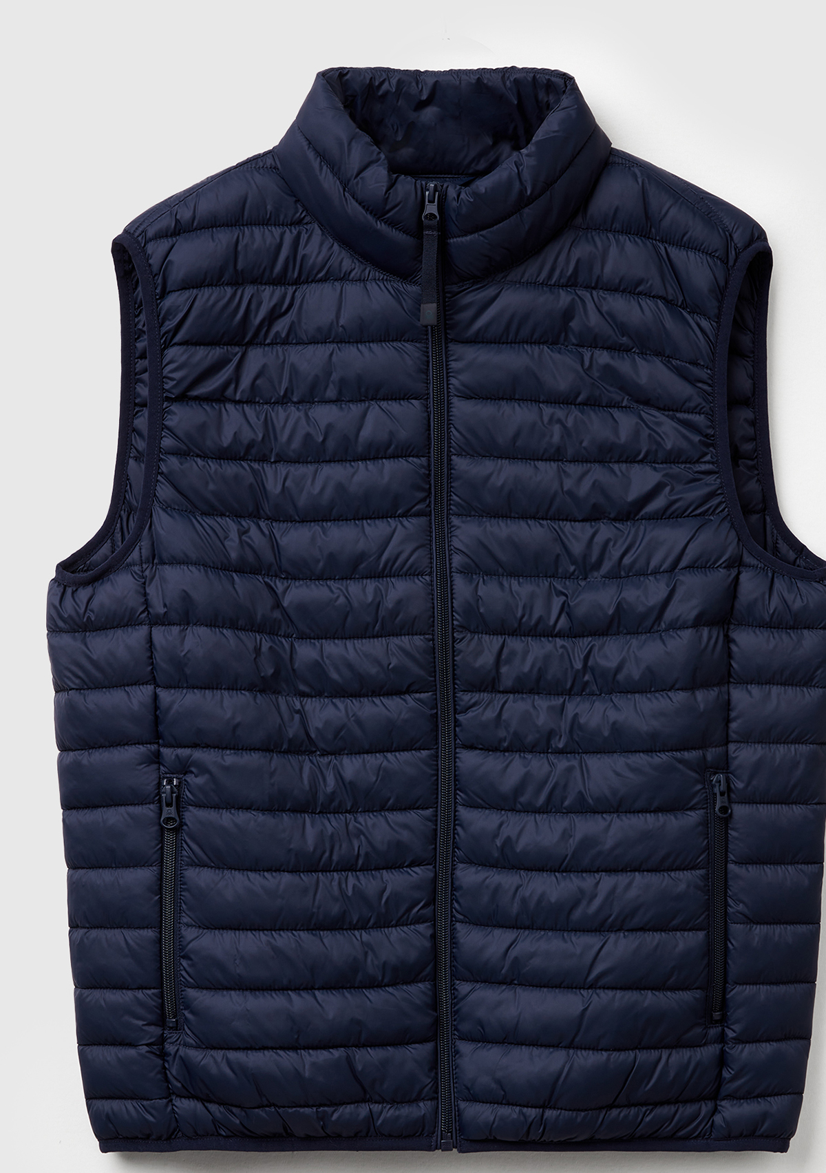 United Colors Of Benetton Erkek Lacivert Polyester Dolgulu Regular Fit Yelek görsel 2
