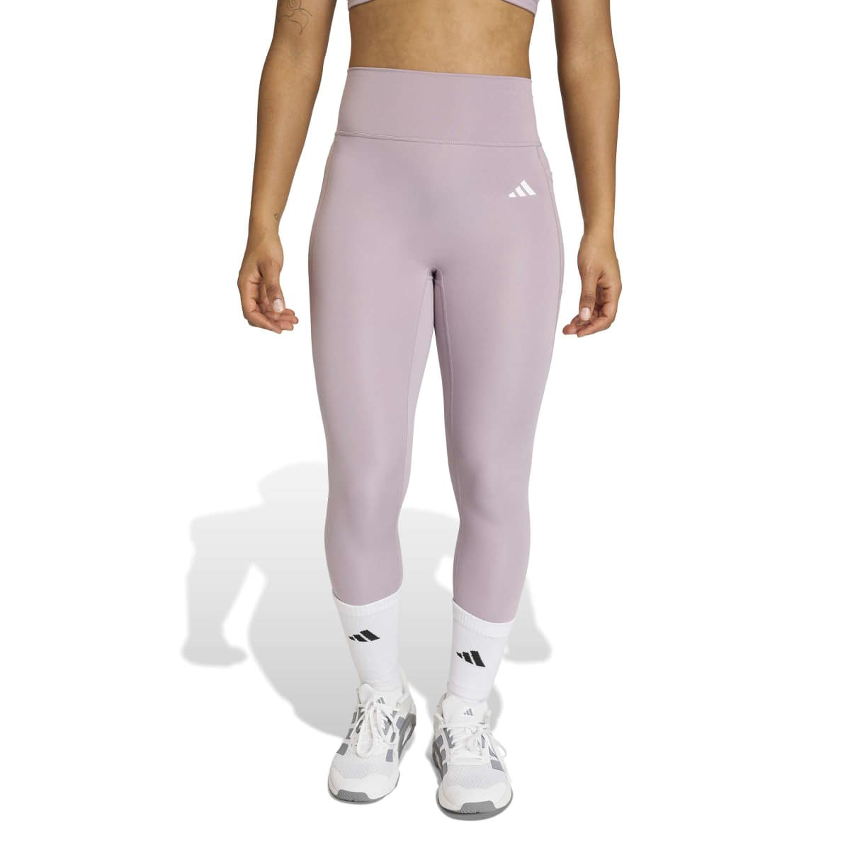 Adidas Optime Essentials Ön Dikişsiz Kadın Pembe Tayt