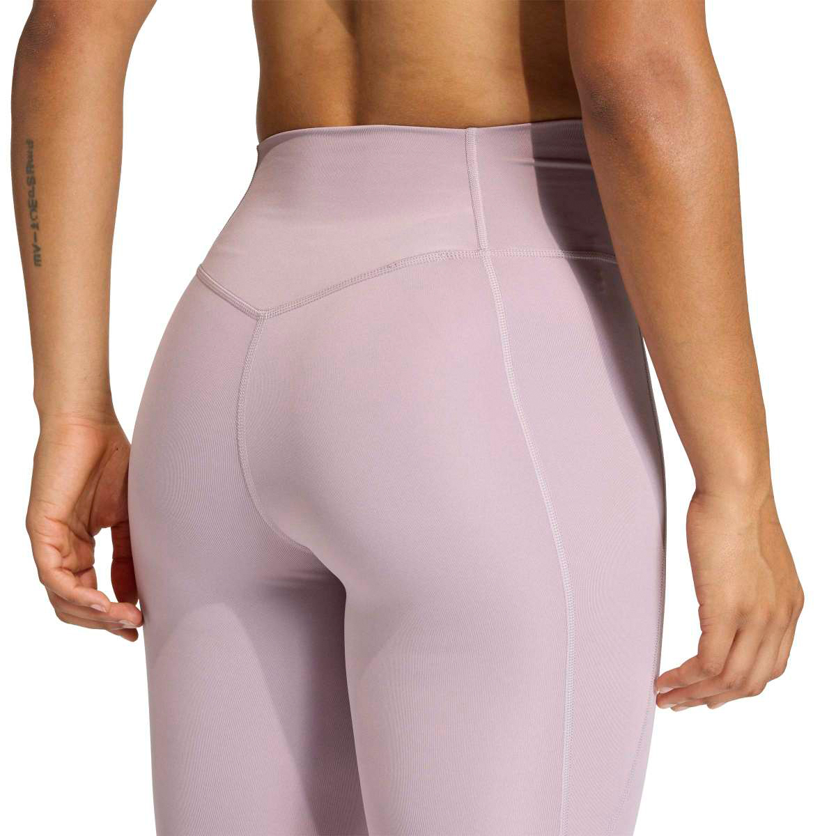 Adidas Optime Essentials Ön Dikişsiz Kadın Pembe Tayt görsel 3
