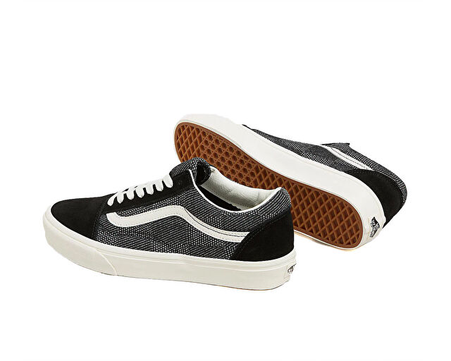 Vans Old Skool Erkek Günlük Ayakkabı VN000CT8CJK1 Siyah görsel 4