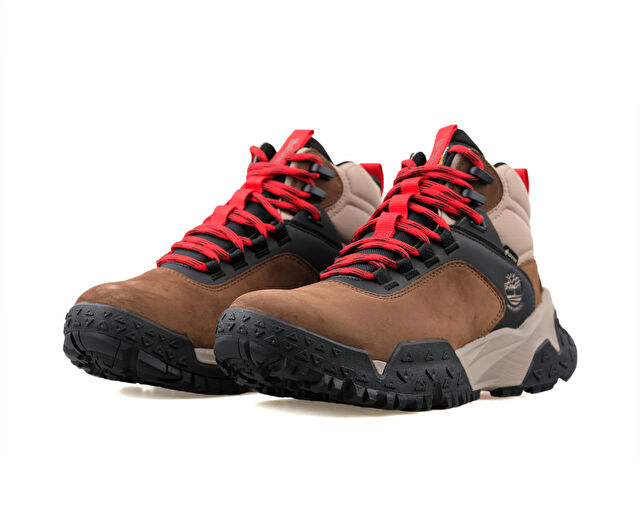 Timberland Motion Scramble Mid Lace Up Gtx Erkek Outdoor Botu TB0A68NYW071 Kahverengi görsel 3