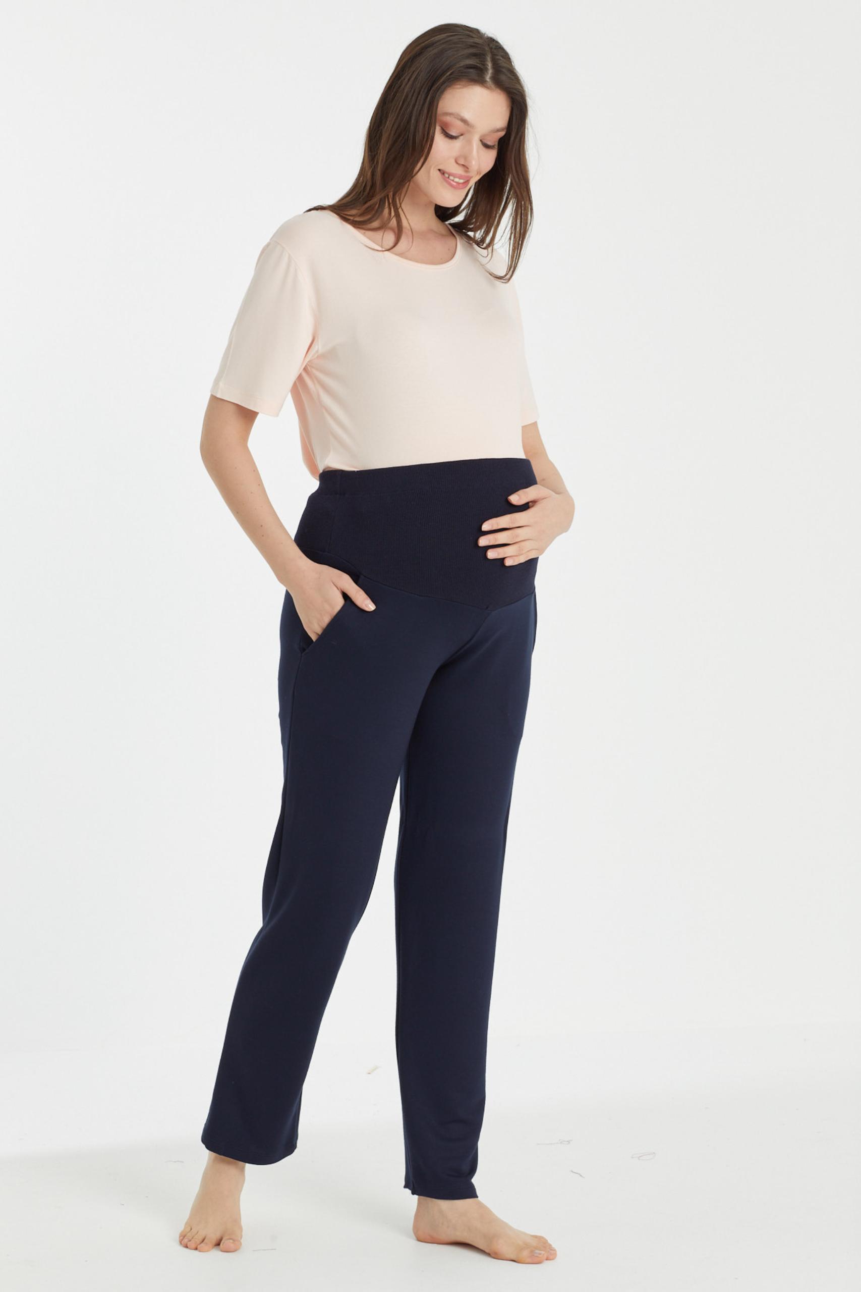 MİSS DÜNYA LİSSA Mom Fit Hamile & Lohusa Eşofman Altı görsel 3