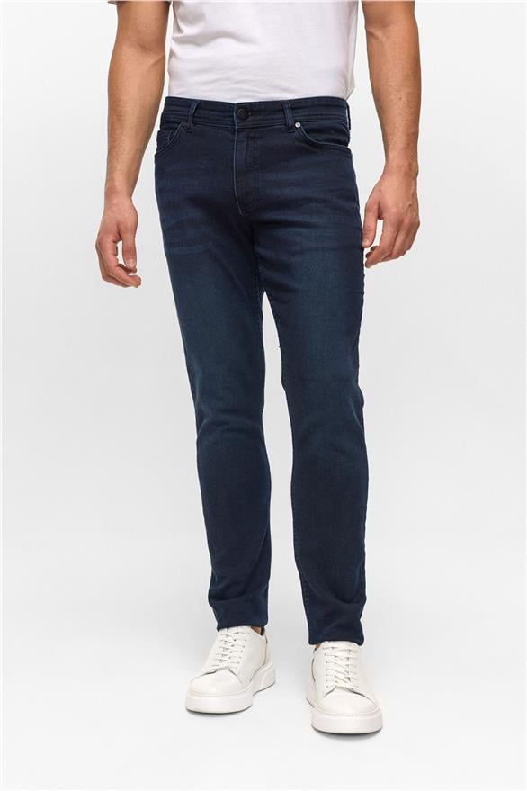 Süvari Mavi Slim Denim Jean Pantolon görsel 2