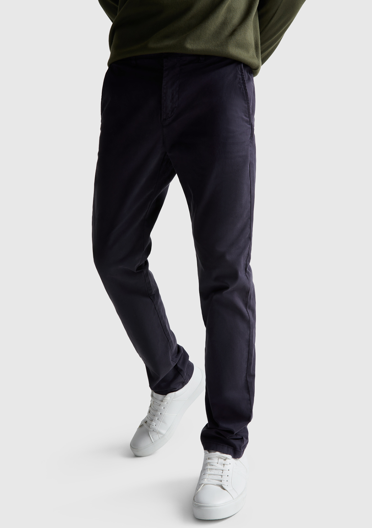 United Colors Of Benetton Erkek Lacivert Slim Fit Chino Pantolon