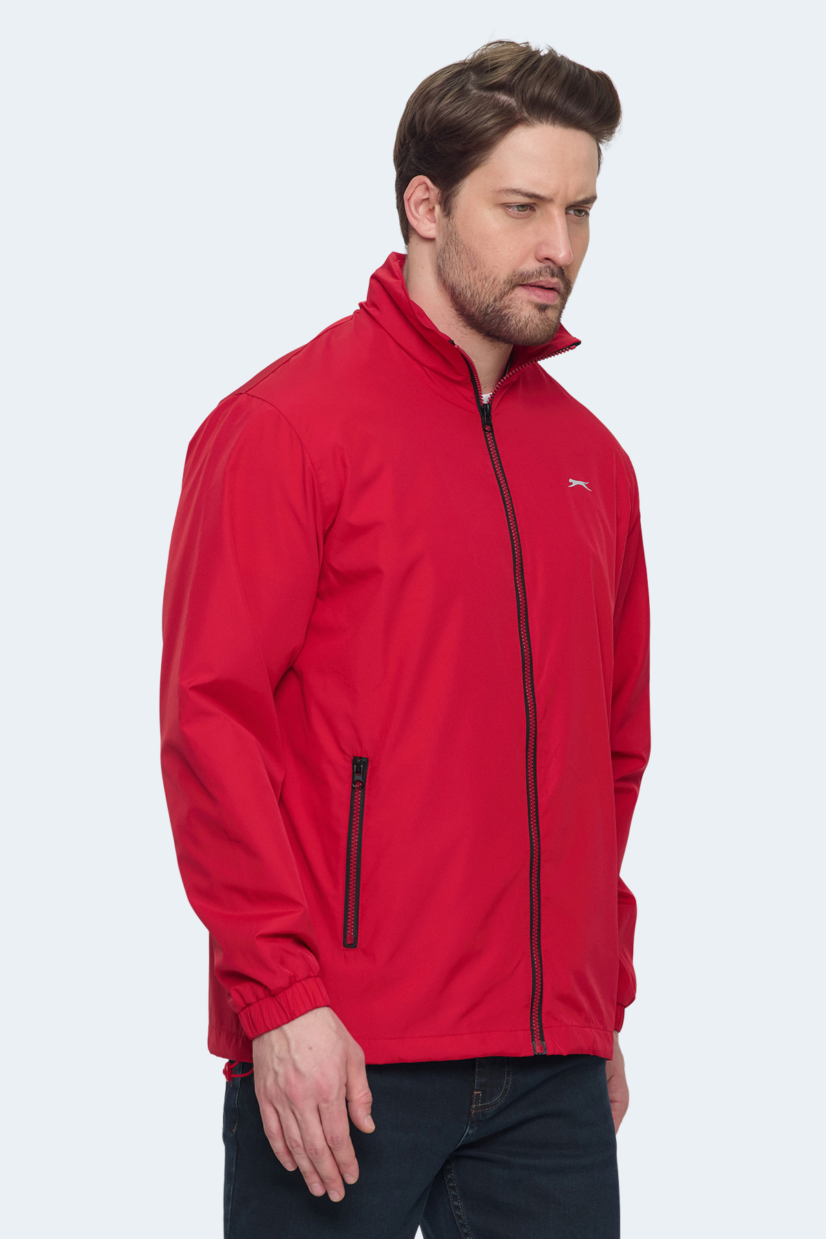 SLAZENGER RAREN Erkek Yağmurluk Kırmızı görsel 6