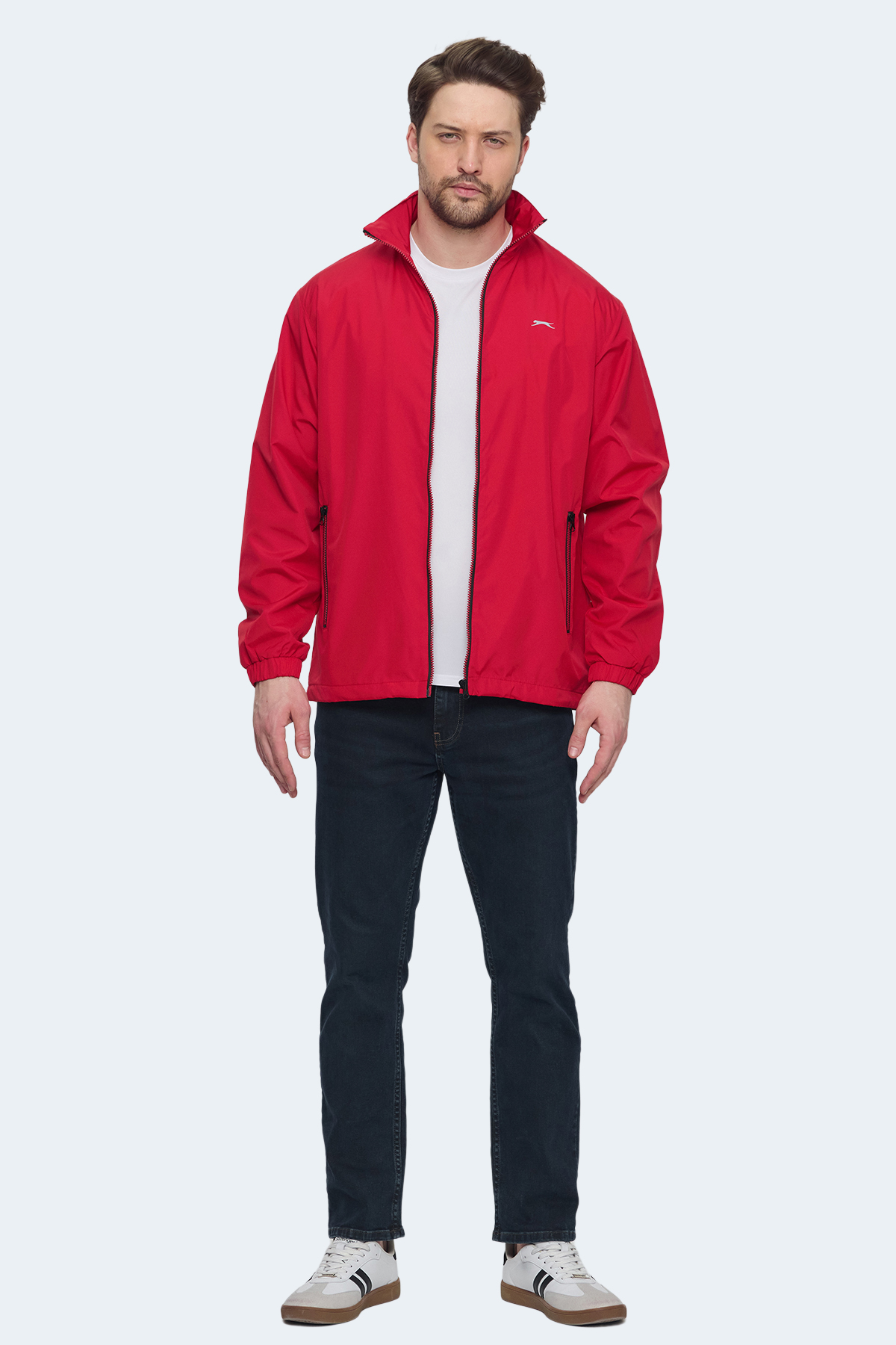 SLAZENGER RAREN Erkek Yağmurluk Kırmızı görsel 7