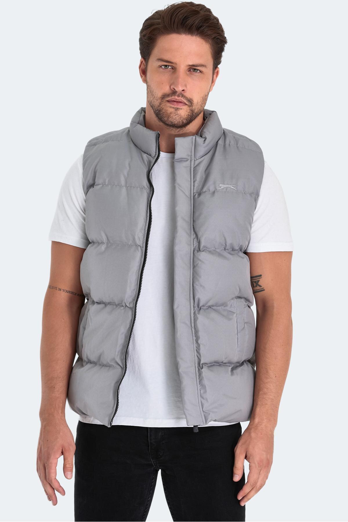 SLAZENGER HEIDA Erkek Yelek Koyu Gri görsel 3